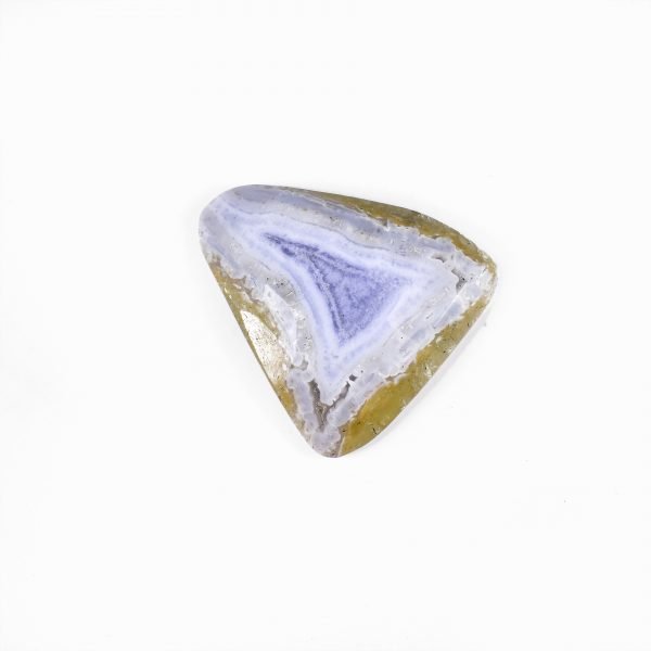 Amit Gems Blue Lace Agate Rosecut Gemstone