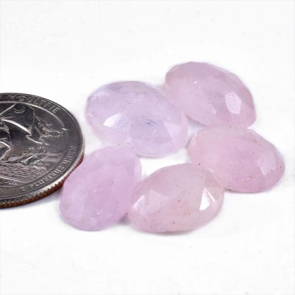 Amit Gems Rosecut Morganite Loose Gemstone Lot Freeform Shape