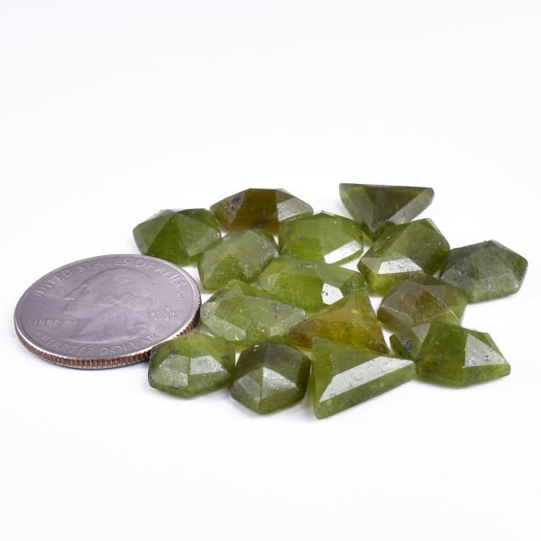 Amit Gems Vesuvianite Rosecut Gemstone Lot Freeform Shape