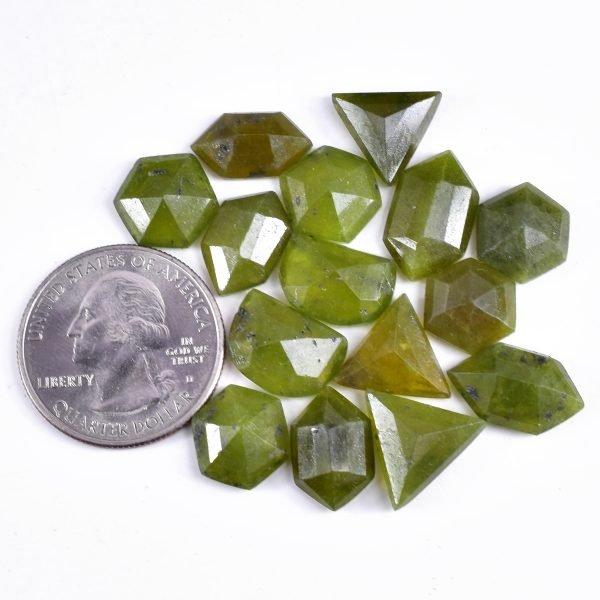 Amit Gems Vesuvianite Rosecut Gemstone Lot Freeform Shape