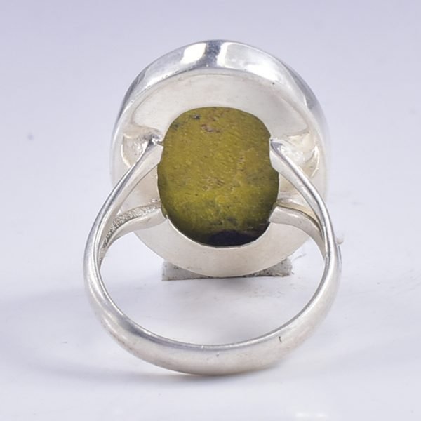 Amit Gems Atlantisite 925 Sterling Silver Ring