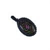 Amit Gems Macrame Red Onyx Hand Painted Pendant2